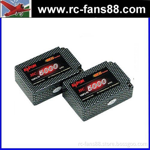 Kypom 7.4v 5000mah 35C Saddle Li-polymer Battery Hard Case for RC Car